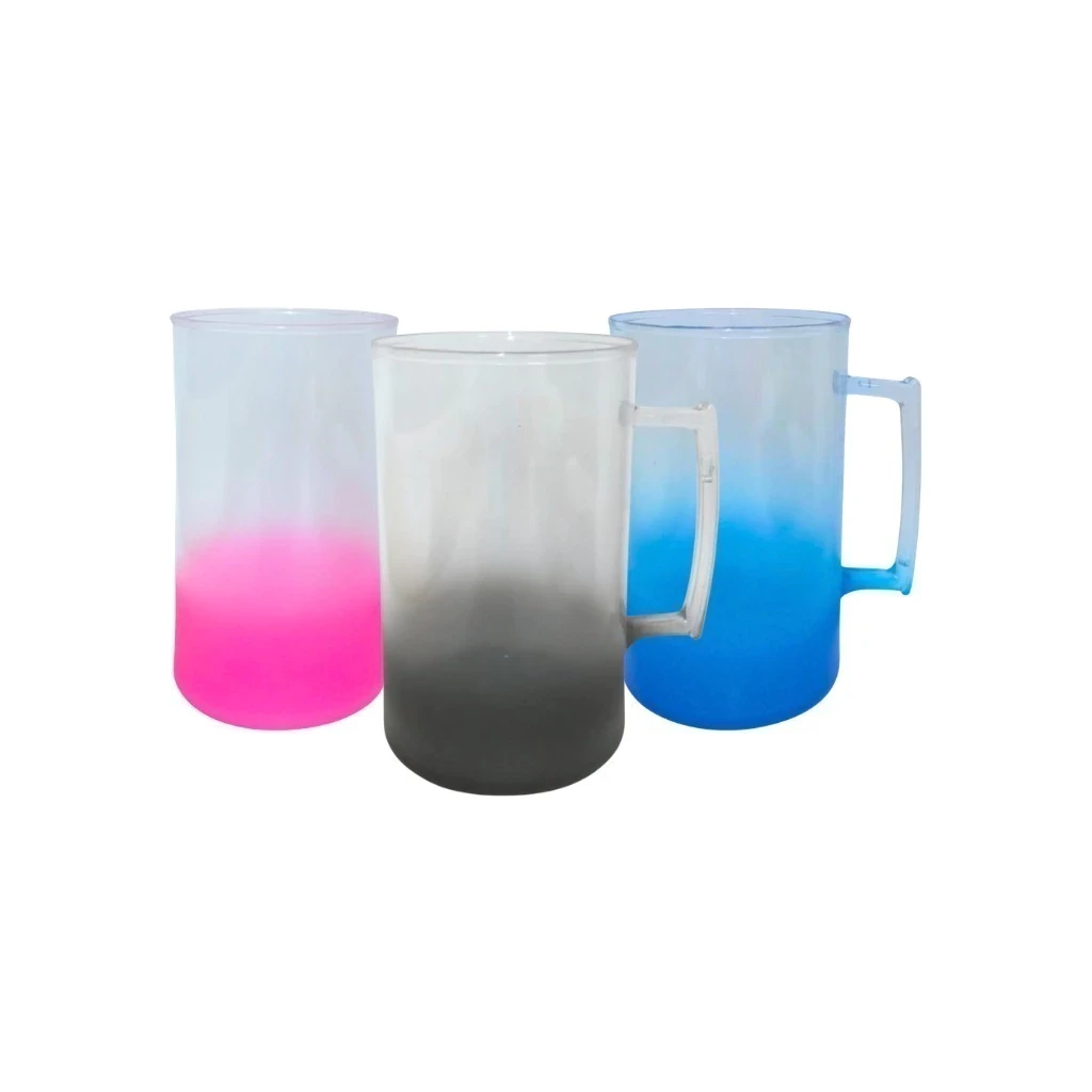 Caneca Chopp 500ml Cristal Degradê