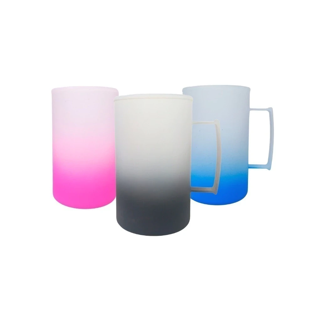 Caneca Chopp 500ml Jateado Degradê
