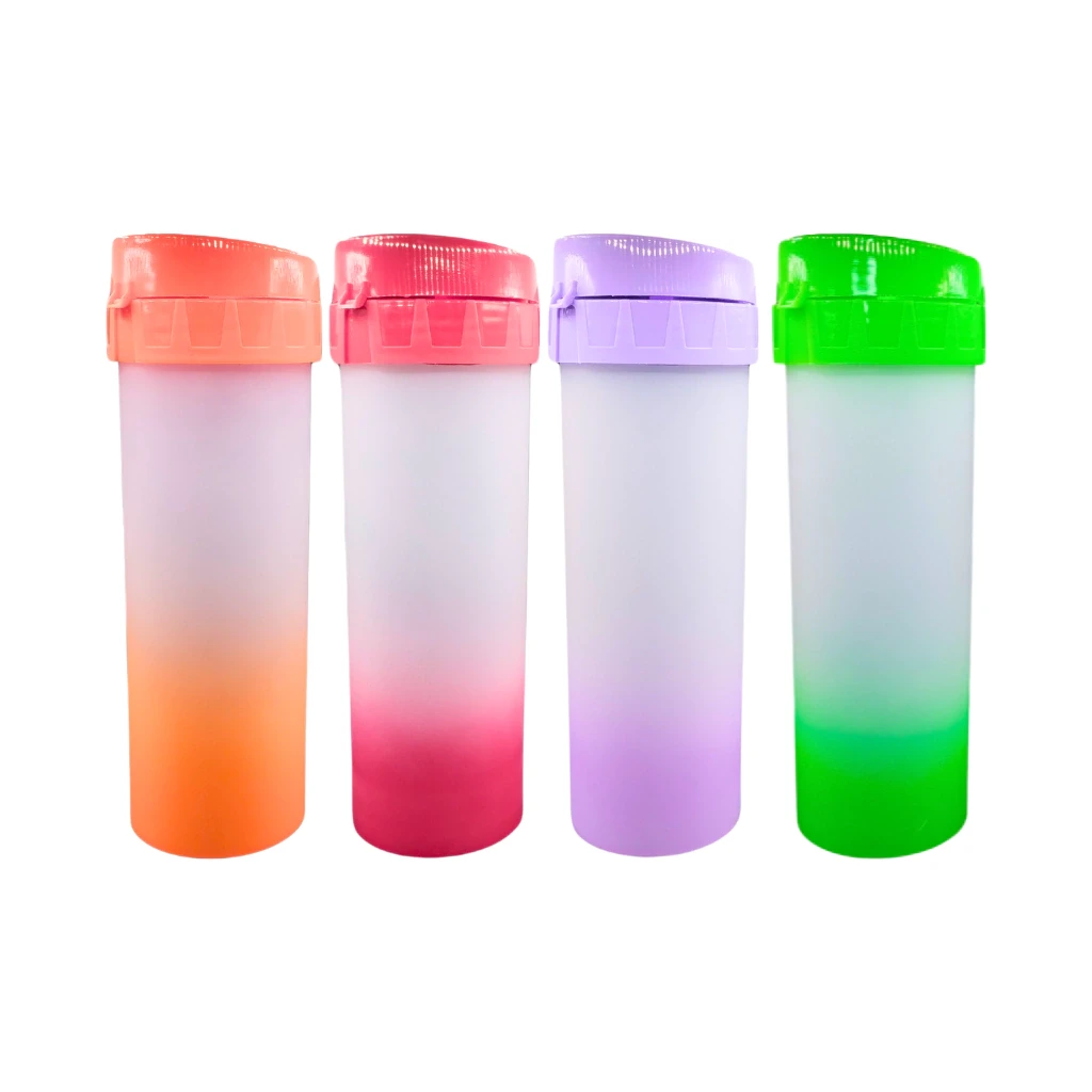 Garrafa Eco Jateada Degradê 480ml